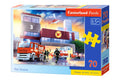 Fire Station, 70 premium piece puzzle by Castorland