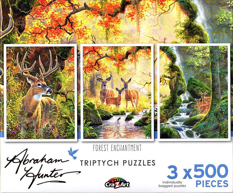 Forest Enchantment, 3x500  Pc Jigsaw Puzzle by Colorlux