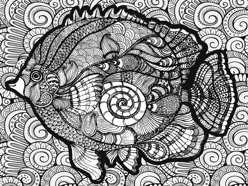 Fish 300 Coloring,  Jigsaw Puzzle by  Lafayette