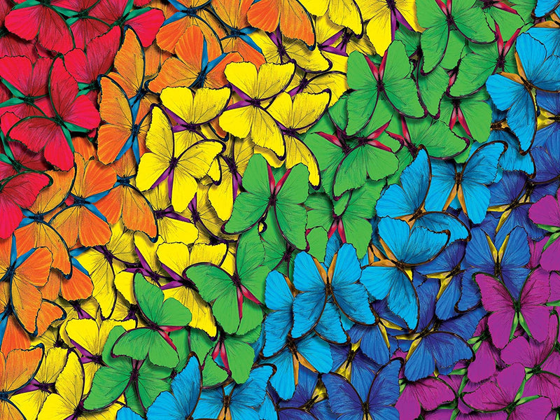 Fluttering Rainbow, 550 Piece Puzzle, by Master Pieces.