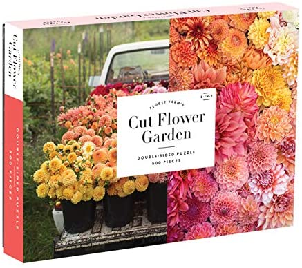 Floret Farm's Cut Flower Garden, Double-Sided, 500 Piece Puzzle, by Galison