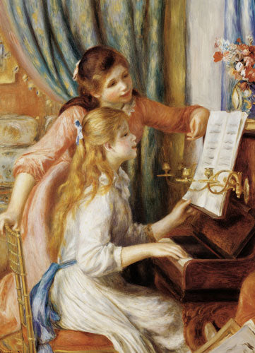 Girls At The Piano, 1000 piece Jigsaw Puzzle by Eurographics