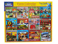 Farm Calendar, 1000 Pc Jigsaw Puzzle by White Mountain