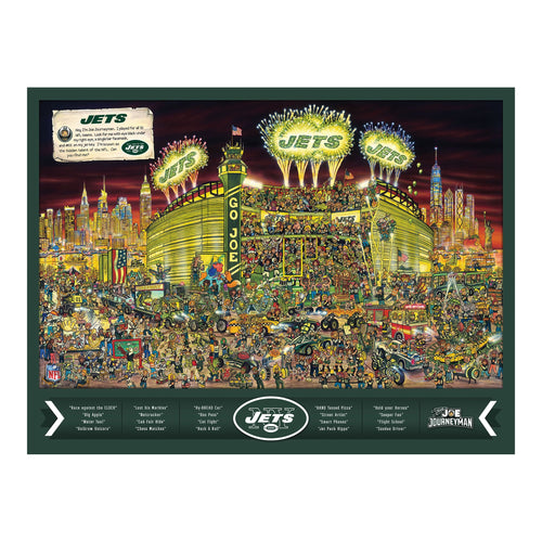 New York Jets, 500 Pc Jigsaw Puzzle by White Mountain