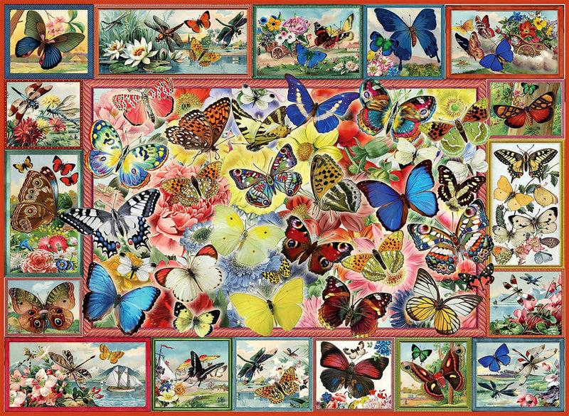 Lots Of Butterflies, 1000 Pc Jigsaw Puzzle by Anatolian