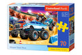 Monster Truck Show, 70 Pc Jigsaw Puzzle by Castorland