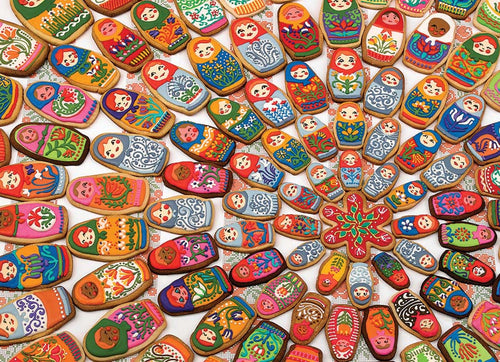 Matryoshka Cookies, 1000 Pc Jigsaw Puzzle by Cobble Hill
