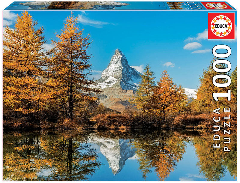 Matterhorn Mountain in Autumn, 1000 pcs by Educa
