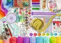 Needlework Station, 500 piece puzzle by Ravensburger