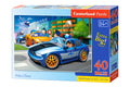 Police Chase, 40 Maxi, Jigsaw Puzzle by Castorland