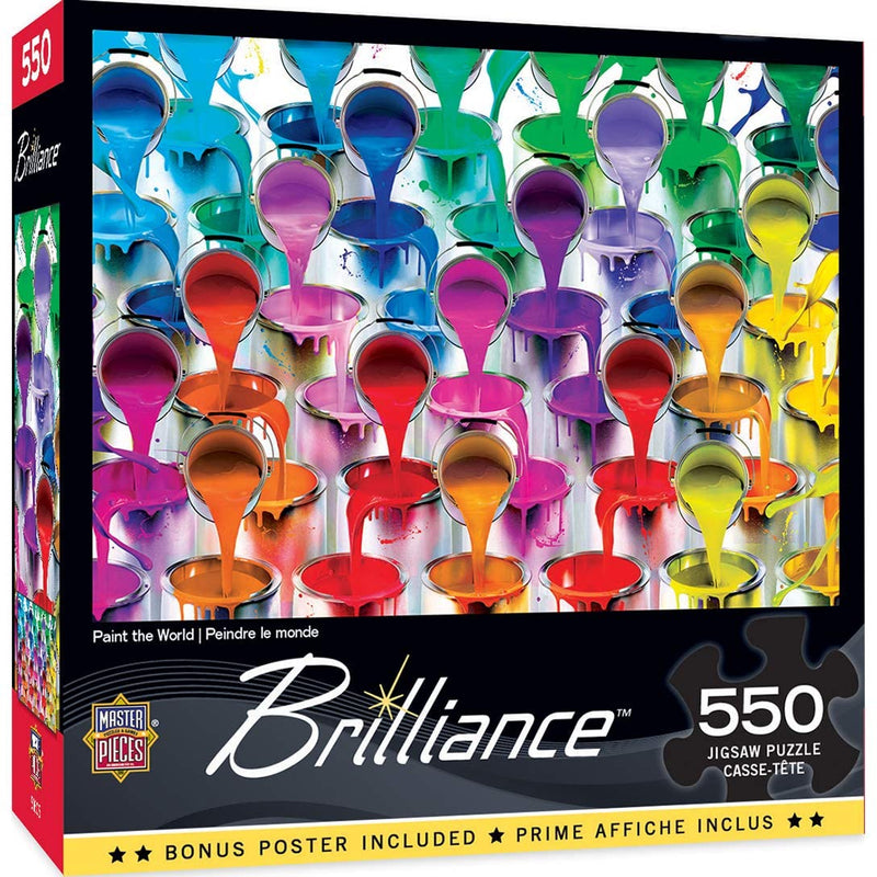 Paint the World, 550 Piece Puzzle, by Master Pieces.