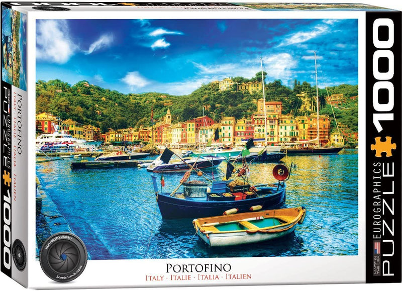 Portofino Italy, 1000 piece puzzle by Eurographics