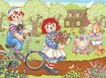 Raggedy Ann & Andy Bike Ride, 60 Piece Puzzle, by Master Pieces