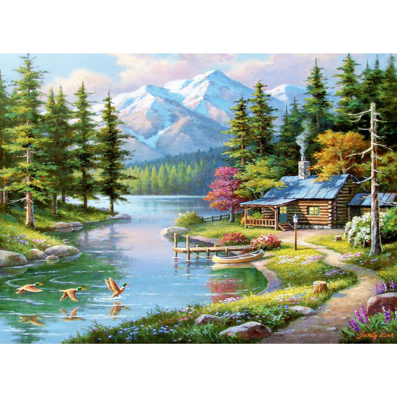 Resting Canoe,1500 Pc Jigsaw Puzzle by Anatolian