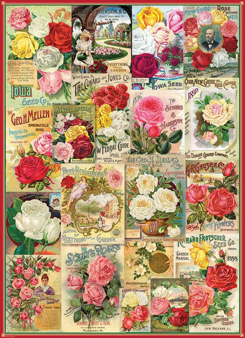 Rose Seed Catalog, 1000 piece puzzle by Eurographics