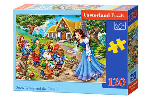 Snow White and the Seven Dwarfs, 120 Pc Jigsaw Puzzle by Castorland