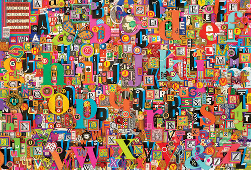 Shelly's ABC, 2000 Pc Jigsaw Puzzle by Cobble Hill