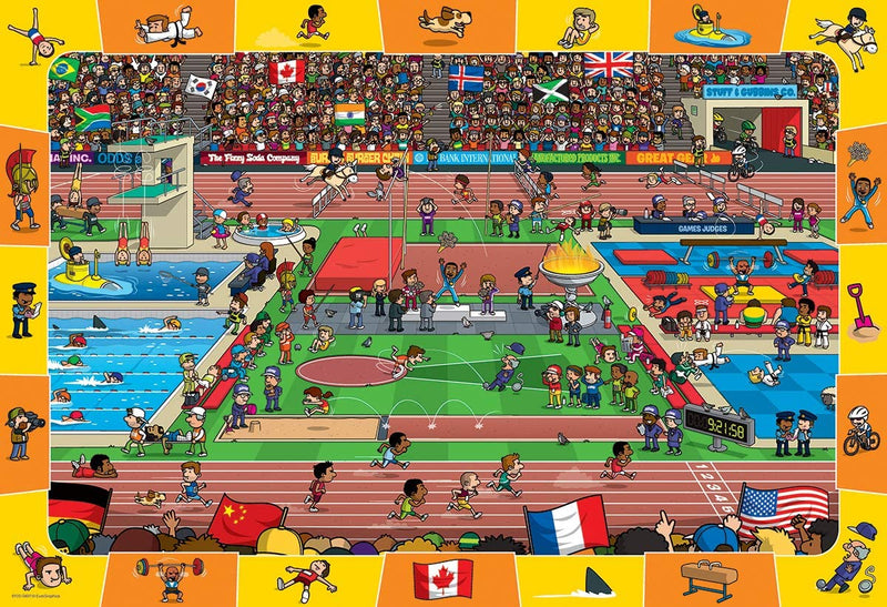 Spot & Find Olympics, 100 piece puzzle by Eurographics