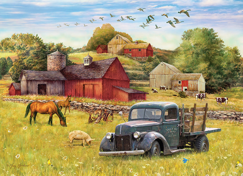 Summer Afternoon on the Farm, 1000 Pc Jigsaw Puzzle by Cobble Hill