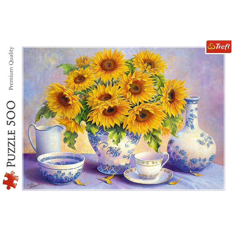 Sunflowers, 500 piece puzzle by Trefl