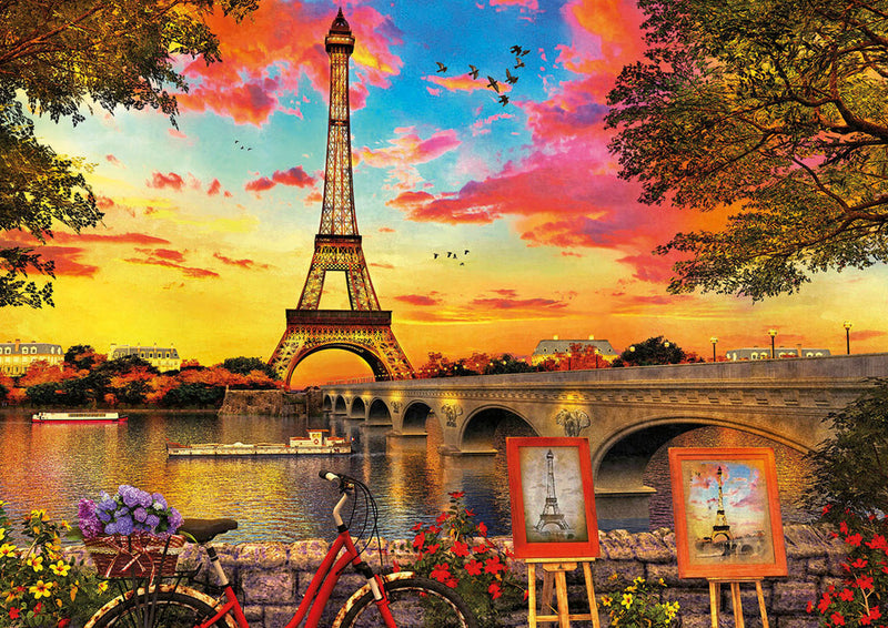 Sunset in Paris , 3000 pcs by Educa