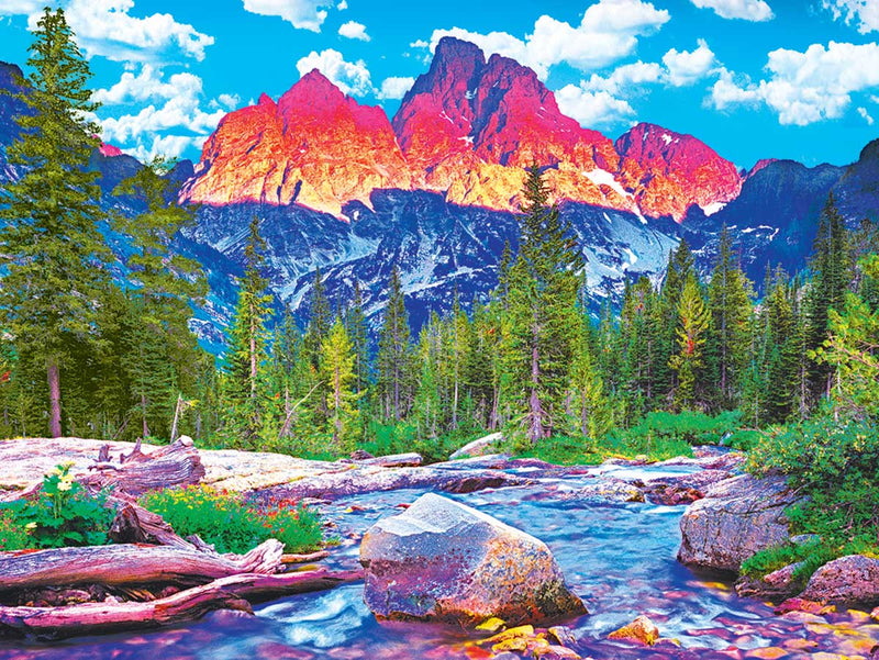 Grand Tetons, Wyoming, 550 pc Jigsaw Puzzle by Cra-z-Art