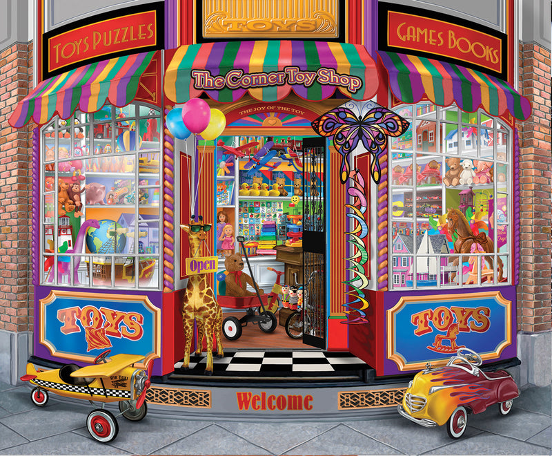 The Corner Toy Shop, 300 piece puzzle by Sunsout