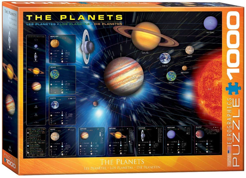 Planets, 1000 piece puzzle by Eurographics