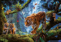 Tigers in The Tree, 1000 Pc Jigsaw Puzzle by Educa