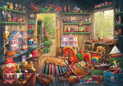 Toy Makers Shed, 260 Pc Jigsaw Puzzle by Anatolian