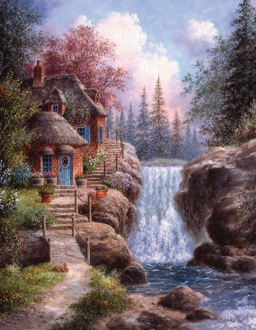 Tranquil Scene, 35 piece puzzle by Sunsout