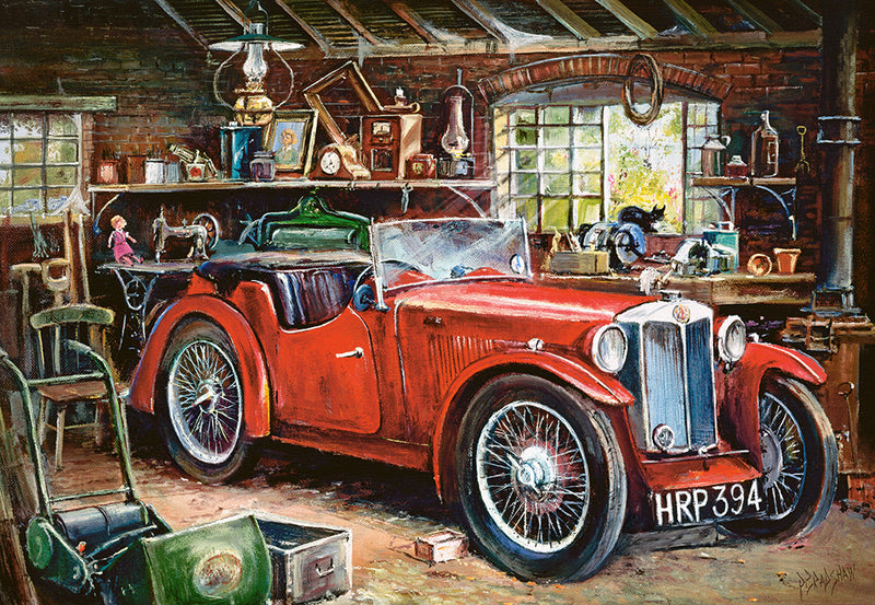 Vintage Garage, 1000 Pc Jigsaw Puzzle by Castorland