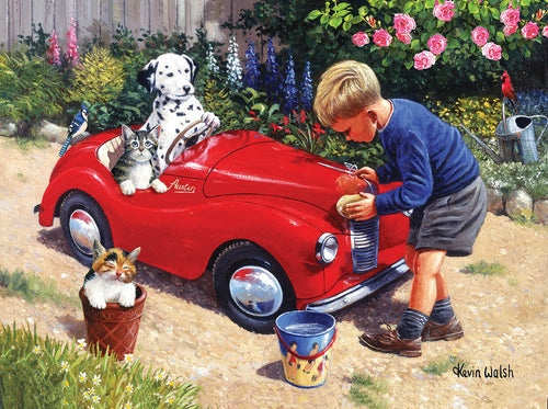 Washing the Car 1000 piece puzzle by Sunsout