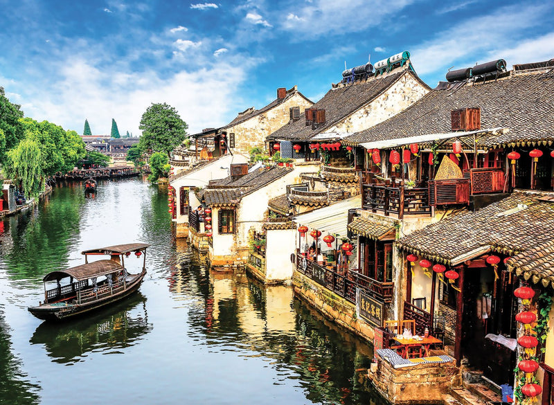 Xitang Ancient Town, 2000 Pc Jigsaw Puzzle by Anatolian