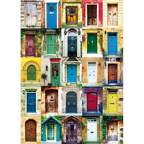 Doors, 1000 pc Jigsaw Puzzle by Piatnik