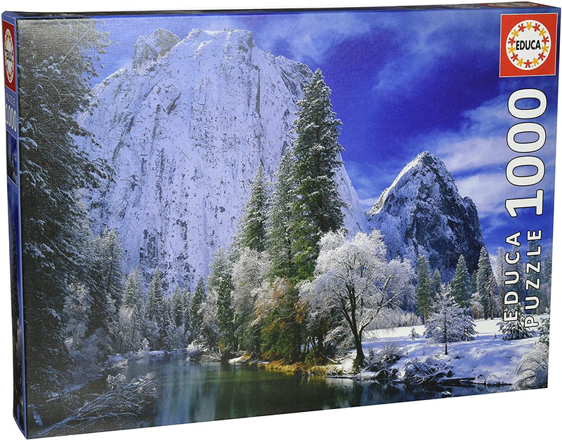 Yosemite Park Winter, 1000 Pc Jigsaw Puzzle by Educa