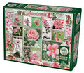 Pink Flowers, 1000 Pc Jigsaw Puzzle by Cobble Hill