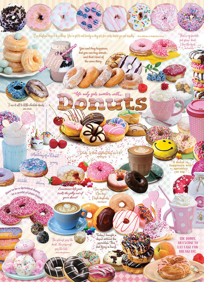 Donut Time, 1000 Pc Jigsaw Puzzle by Cobble Hill