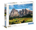 The Coronation of the Alps, 1000 Pcs Jigsaw Puzzle by Clementoni