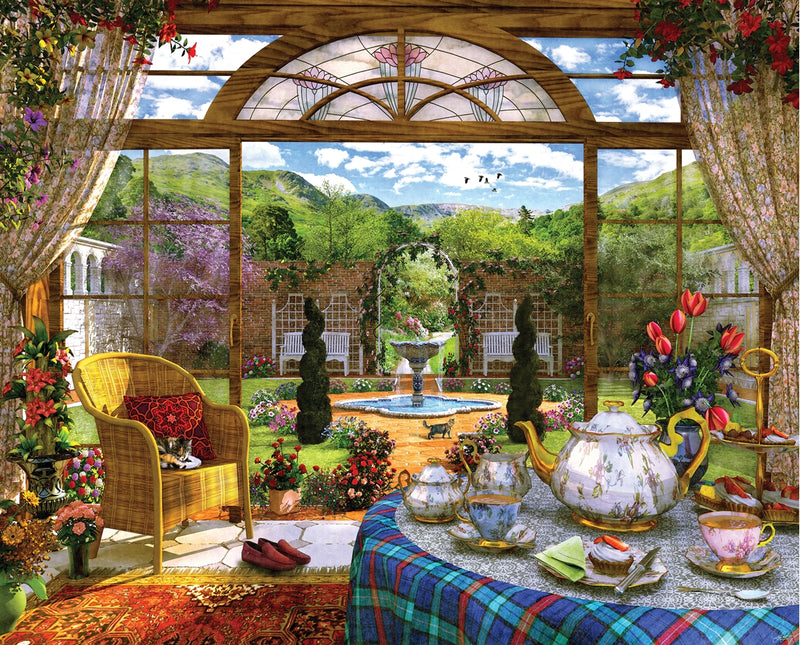 The Conservatory, 1000 Piece Puzzle, by Springbok Puzzles.