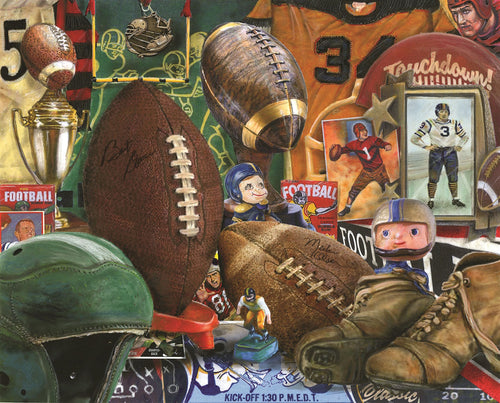 Vintage Football, 1000 Piece Puzzle, by Springbok Puzzles.